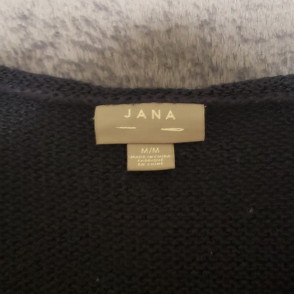 Navy Scoop Neck Knit Sweater - Picture 4 of 5